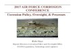 2017 AIR FORCE CORROSION CONFERENCE Corrosion ......Strategic partnership with NACE and SSPC –delivering training to active duty military and government employees University of Akron