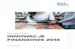 Raport Blue Media Innowacje Finansowe 2018 · wskazań notują płatności elektroniczne, które zyskują na popularności w porównaniu do roku poprzedniego, podobnie jak płatności