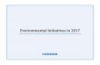 Environmental Initiatives in 2017 - HORIBA · 2018. 11. 21. · Overview of the Environmental Impacts: Balancing Environmental Impacts 2 4 Material Flow Chart for 2017 to Determine