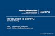 Introduction to BioHPC...Introduction to BioHPC New User Training 1 Updated for 2018-05-02 [web] portal.biohpc.swmed.edu [email] biohpc-help@utsouthwestern.edu Today we’re going