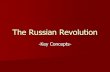 The Russian Revolution - MS. KRALL'S HISTORY PAGE · 2019. 10. 24. · the Russian Revolution. ... Communism •Straight after the October Revolution of 1917, Lenin promised to hold