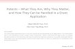 Patents – What They Are, Why They Matter, and How They ......Patents – What They Are, Why They Matter, and How They Can be Handled in a Grant Application Albert Wai-Kit Chan, Ph.D.