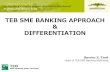 TEB SME BANKING APPROACH DIFFERENTIATION · 2019. 8. 25. · TEB SME BANKING APPROACH & DIFFERENTIATION Devrim Z. Tavil Head of TEB SME Banking Marketing . TEB was announced as one