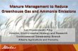 Manure Management to Reduce Greenhouse Gas and Ammonia ...Department/deptdocs.nsf/all/epw16243/$FIL… · Nitrous oxide Emission Reduction Protocol (NERP) Alberta Carbon Offset Market
