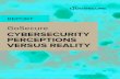 CYBERSECURITY PERCEPTIONS VERSUS REALITY · 2020. 8. 8. · perception versus reality. To begin distinguishing perception from reality, we developed a survey, in collaboration with