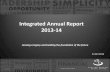 Integrated Annual Report 2013-14 - Amazon Web Servicespmg-assets.s3-website-eu-west-1.amazonaws.com/141023agsa.pdf · 2015. 1. 27. · AGSA’s reputation promise – our mission