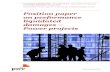 Position paper on performance liquidated damages Power projects · 2016. 2. 22. · Position paper on performance liquidated damages – Power projects Certificate of commercial operation