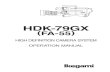 HDK-79GX (FA-55 ) - Ikegami · 2017. 8. 21. · HDK-79GX 1301 VER1 (U) i PRODUCTS CONFORMING TO RoHS DIRECTIVE PRODUCTS CONFORMING TO RoHS DIRECTIVE Following products described in