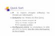 Quick Sort - Εθνικόν και Καποδιστριακόν ...cgi.di.uoa.gr/~vassilis/ac/10L11_QuickSort.pdfΕναλλακτικήλύσηδιαμέρισης Ηπροηγούμενηλύσηδενείναισυμμετρική