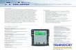 Transcat MF880 Multifunction Calibrator · Transcat MF880 Multifunction Calibrator The MF880 at a Glance READ-BACK DISPLAY. The top half of the display is dedicated to read-back from