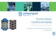 Flywheel- Battery Hybrid for Grid Stability€¦ · How Flywheel Energy Storage Works •Motor/generator spins a heavy flywheel which stores kinetic energy •Energy taken from grid