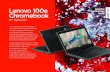 Lenovo 100e Chromebook...CHROME EDUCATION LICENSE Enables IT administrators to manage multiple Chrome devices . within a centralized, easy, and intuitive software interface. Lenovo