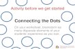 Connecting the Dots - Northeastern University...Connecting the Dots On your worksheet, brainstorm as many disparate elements of your students’ experience as you can. Activity before