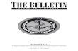 THE BULLETIN - Muscogee County Medical Society · 2013. 9. 5. · The Bulletinof the Muscogee County Medical Society is the official monthly publication of the Muscogee County Medical