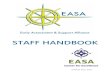 STAFF HANDBOOK - EASA Staff Handbook v.1 4_2016.pdf · VCP Certification Process Data Forms & Collection EASA Website The Young Adult Leadership Council Join the PEPPNET Network .