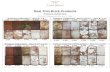 Real Thin Brick Products · 2019. 1. 2. · Page 3 of 8 Real Thin Brick Products Rustic Collection All of our Rustic brick tiles are ½” thick Rustic Collection – Size 7 ½”