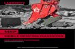 MRP - Stanley Infrastructure · MRP Mobile Rotating Pulverizer Operation & Maintenance Manual | 7 ATTACHMENT DESCRIPTION MRP rotating pulverizer is designed for demolition, crushing