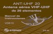 ANT-UHF 20 - Electrónica Steren México · ANT-UHF 20 Gracias por la compra de este producto Steren. Este manual contiene todas las funciones de operación y solución de problemas