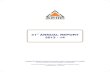 41st ANNUAL 41st ANNUAL REPORT 2013 - 14 Andhra Pradesh Industrial Infrastructure Corporation Limited