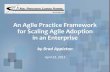 An Agile Practice Framework for Scaling Agile Adoption in ... · Scaling Agile Adoption in an Enterprise Brad Appleton blog.bradapp.net APLN Chicago Waves of Adoption & Support [cont.]