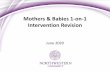 Mothers & Babies 1-on-1 Intervention Revision · 2020. 7. 6. · Session 9 Communication styles and mood Making requests and getting your needs met MB Course review. 14. Mothers and
