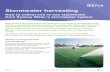 Stormwater harvesting · 2016. 8. 9. · Stormwater harvesting How to collect and re-use stormwater from Sydney Water’s stormwater system Most of the stormwater pipes and channels