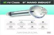 9” NANO INDUCT · 2019. 11. 20. · The 9” nano Induct is an air purifier designed to be duct mounted in a HVAC (Heating Ventilation and Air Conditioning) system. The 9” nano