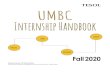 Fall 2020...23 24 26 i. GUIDE FOR INTERNS ii. GUIDE FOR MENTORS iii. GUIDE FOR SUPERVISORS iv. VIRTUAL INTERNSHIP IDEAS v. GUIDELINES FOR ADDITIONAL SUPPORT
