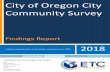 City of Oregon Community Survey · 2020. 8. 20. · The seven‐page survey, cover letter and postage paid return envelope were mailed to a random sample of households in the City