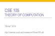 THEORY OF COMPUTATION 2018. 3. 4.آ  THEORY OF COMPUTATION ... you cannot tell if computation will stop.