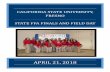 CALIFORNIA STATE UNIVERSITY, FRESNO STATE FFA FINALS … · 2018. 4. 21. · CONTEST LOCATIONS Contest Building Rooms Agriculture Mechanics Agriculture Mechanics Building 101, 102