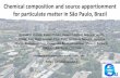 Chemical composition and source apportionment for ......Chemical composition and source apportionment for particulate matter in São Paulo, Brazil GUILHERME PEREIRA; KIMMO TEINILÄ,