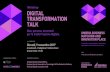 Workshop DIGITAL TRANSFORMATION TALKIdee, persone, strumenti per la trasformazione digitale. DIGITAL TRANSFORMATION TALK Workshop Giovedì, 9 novembre 2017 Area Eventi - Padiglione