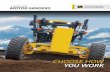 CHOOSE HOW YOU WORK · 2020. 4. 17. · Our G-Series Graders give you more choice of how work gets done. On our GP models opt for dual-joystick controls or choose state-of-the-art