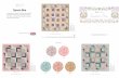 ˚hreaded ith ove Queen Bee · 2020. 9. 10. · pretty summer florals. ... Quilt 1 A500.3 - ¾ yd A501.2 - ¾ yd A502.1 - ¾ yd A503.2 - ¾ yd ... BB255 - 1¼ yds This brochure is