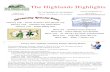 The Highlands Highlights · 2012. 1. 30. · March 3rd - Caribbean Cruise Departure March 8th - Valerie Gillespie Jazz Ensemble March 17th - St. Patrick’s Day Dinner & Entertainment