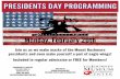 Presidents Day 2017 - journeymuseum.org Da… · PRESIDENTS DAY PROGRAMMING Monday, February 20th Join us as we make masks of the Mount Rushmore presidents and even make yourself