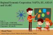 Regional Economic Cooperation: NAFTA, EU, ASEAN and ...South Asian Association for Regional Cooperation(SAARC) वक षणएवशय क षtत रयसहयगस घ(क षtस)