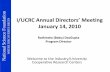 BEGINBEGIN I/UCRC Annual Directors’ Meeting10/IUCRC Presentation... · 2010. 11. 29. · ation BEGIN Program Update Staff Rathindra (Babu) DasGupta, Program Director & Prime Contact