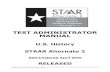 2016 TX STAAR Alternate 2 U.S. History Teacher Released Book STAAR ALT... · 2019. 8. 16. · History: The student will demonstrate an understanding of issues and events in U.S. history.