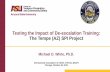 Testing the Impact of De-escalation Training: The Tempe ... Presentation 10-19.pdf2. The Tempe Top De-escalators Identify Top De-escalators We would like to identify a group of Tempe