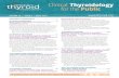 VOLUME 10 ISSUE 4 APRIL 2017 - American Thyroid Association · myxedema coma Myxedema coma is a rare medical condition that is the extreme manifestation of severe hypothyroidism.