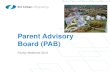 Parent Advisory Board (PAB) - Olin College · Parent Advisory Board (PAB) Networking Committee (continued): Projects: Generate and capture leads through current and alumni parents’