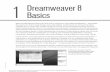 Dreamweaver 8 Basicswps.pearsoncustom.com/wps/media/objects/6904/7070228/ISY...You’ll then move on to learning the basics of Dreamweaver 8 and become familiar with the program’s
