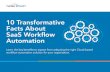 10 Transformative Facts About SaaS Workflow Automation...10 Transformative Facts About SaaS Workflow Automation Learn the key benefits to expect from adopting the right Cloud-based
