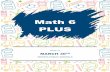 Math 6 PLUS - Wichita USD 259...Math 6 PLUS Week of: MARCH 30TH WICHITA PUBLIC SCHOOLS 5 th, 6 , 7 and 8th Grades Your child should spend up to 90 minutes over the course of each day