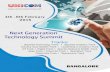 Next Generation Technology Summit - Unicom Learning · NGT Healthcare Summit 2016 Next Gen Technology – Healthcare Summit 2016 Bangalore will bring together a diverse group Healthcare