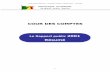 REPUBLIQUE DU SENEGAL©sumé... · 2018. 3. 2. · COUR DES COMPTES – RAPPORT PUBLIC ANNEE 2001 - RESUME 3-1-2 Activités administratives L’article 13 de la loi organique n°
