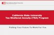 California State University Tax Sheltered Annuity (TSA) Program · 2016. 3. 22. · Between March 7 – March 28, 2016 the “Early Choice Window” is open. During this time you