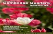 New Spring 2016 Cambridge Quarterly · 2016. 5. 4. · Deep Clean Cleaning out your refrigerator may already be on your to-do list this spring, but have you ever thought about the